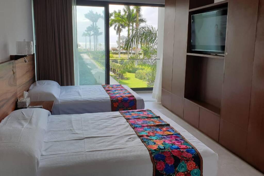 Aria Ocean 208 Departamento Con Playa Nvo Vallarta Nuevo Vallarta Kültér fotó